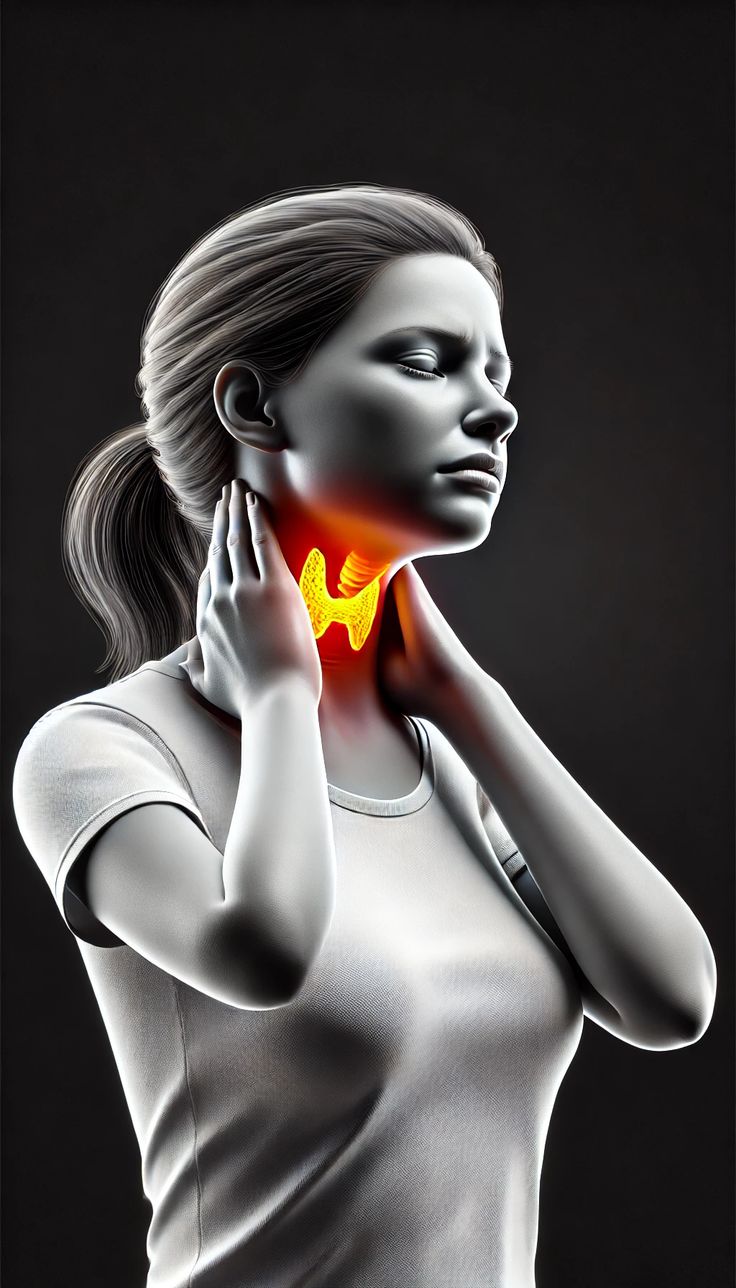 someone suffering from Tonsillitis