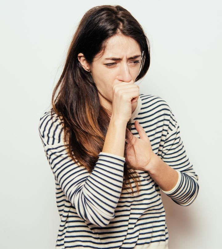 someone suffering from whooping cough